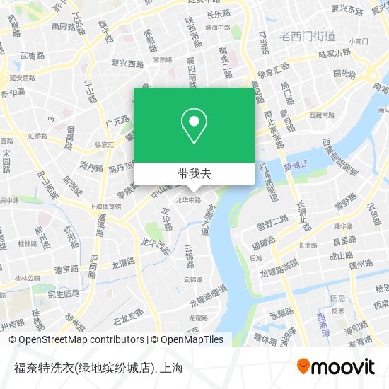 福奈特洗衣(绿地缤纷城店)地图