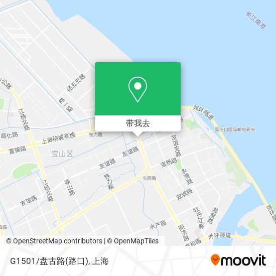 G1501/盘古路(路口)地图