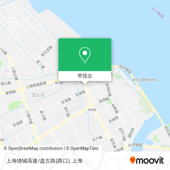 上海绕城高速/盘古路(路口)地图