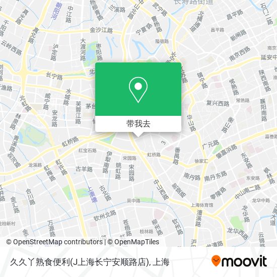 久久丫熟食便利(J上海长宁安顺路店)地图