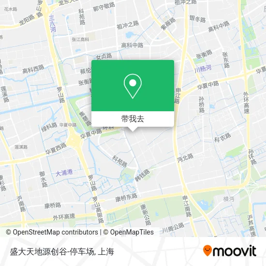盛大天地源创谷-停车场地图