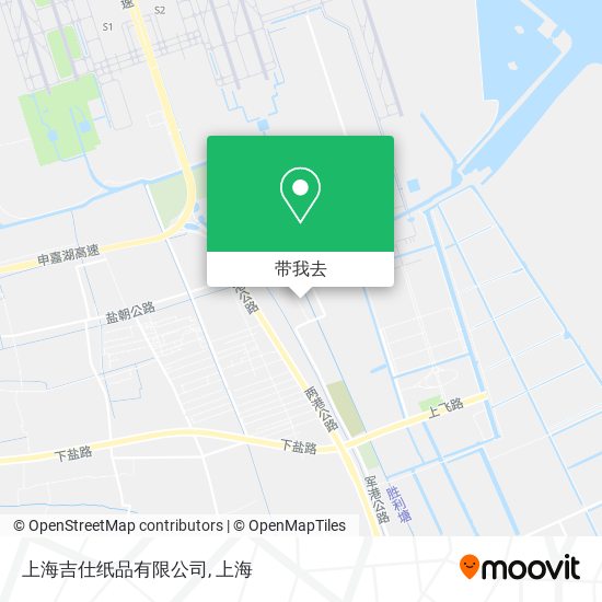 上海吉仕纸品有限公司地图
