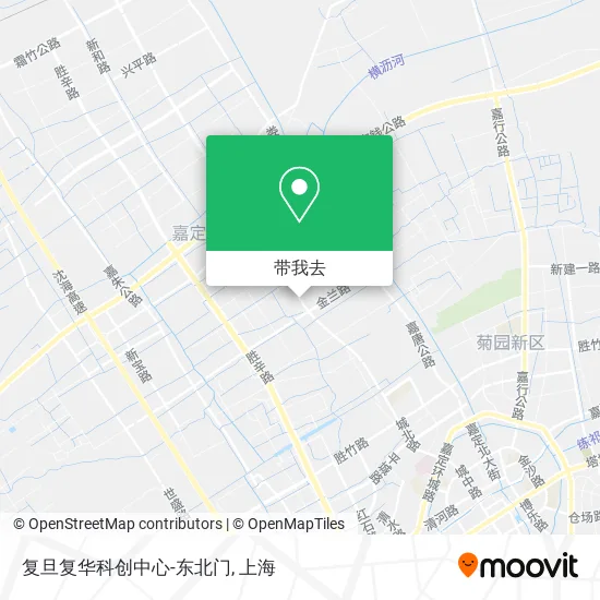 复旦复华科创中心-东北门地图