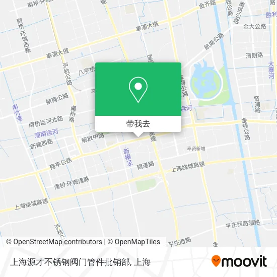 上海源才不锈钢阀门管件批销部地图