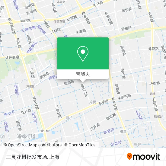 三灵花树批发市场地图