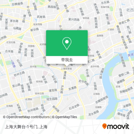 上海大舞台-1号门地图