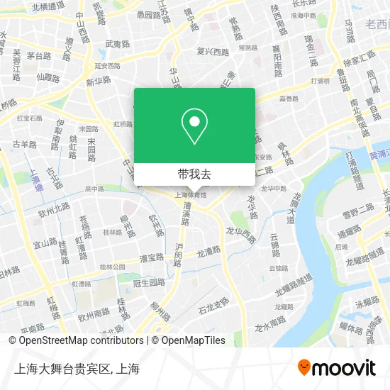 上海大舞台贵宾区地图