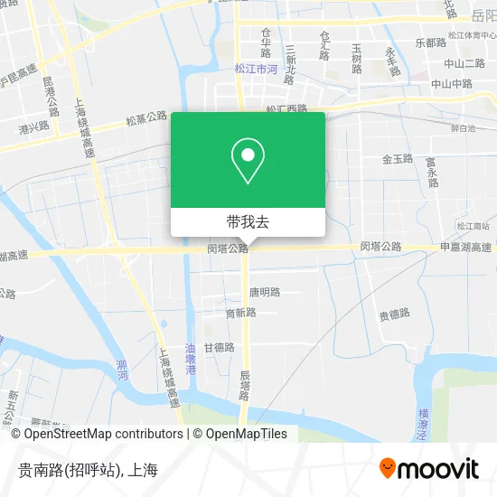 贵南路(招呼站)地图