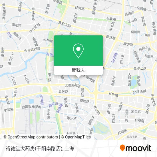 裕德堂大药房(千阳南路店)地图