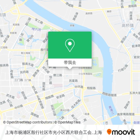 上海市杨浦区殷行社区市光小区西片联合工会地图