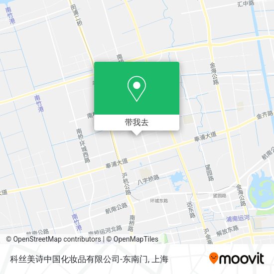 科丝美诗中国化妆品有限公司-东南门地图