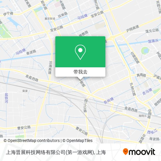 上海晋展科技网络有限公司(第一游戏网)地图