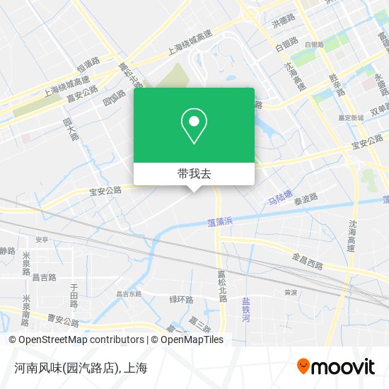 河南风味(园汽路店)地图