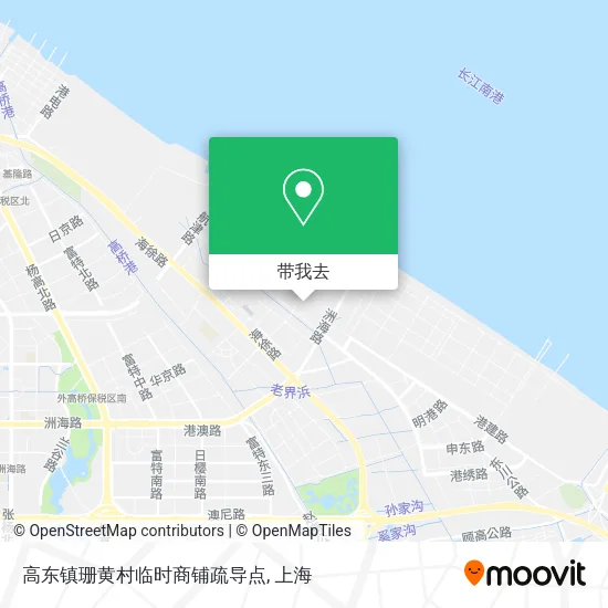 高东镇珊黄村临时商铺疏导点地图