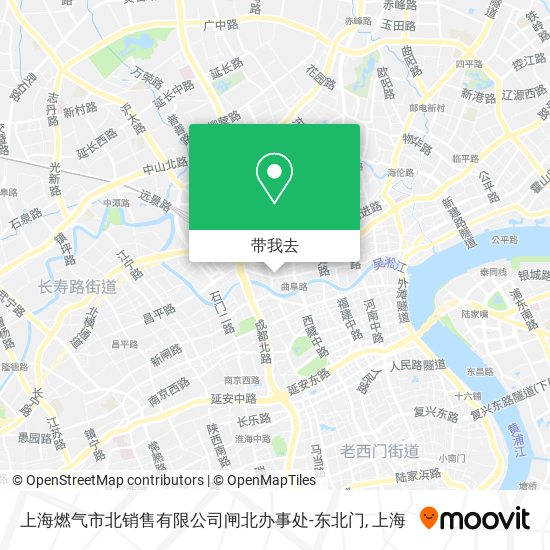 上海燃气市北销售有限公司闸北办事处-东北门地图