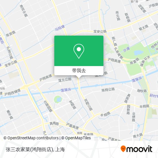 张三农家菜(鸿翔街店)地图