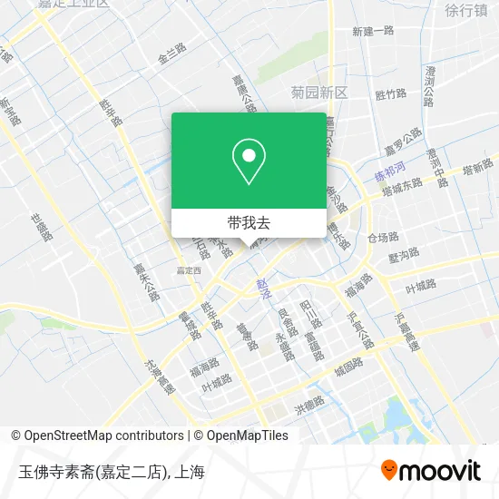 玉佛寺素斋(嘉定二店)地图