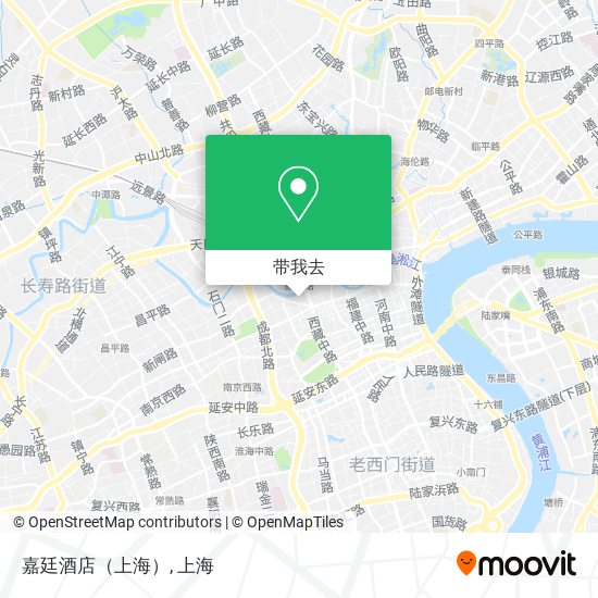 嘉廷酒店（上海）地图