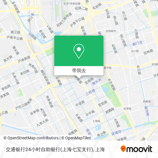 交通银行24小时自助银行(上海七宝支行)地图