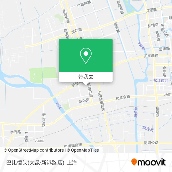 巴比馒头(大昆·新港路店)地图