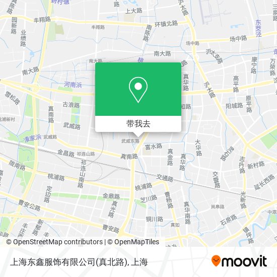 上海东鑫服饰有限公司(真北路)地图