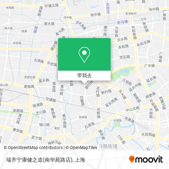 瑞齐宁康健之道(南华苑路店)地图