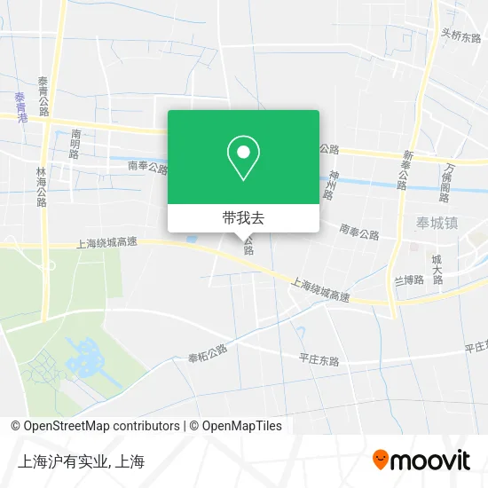 上海沪有实业地图