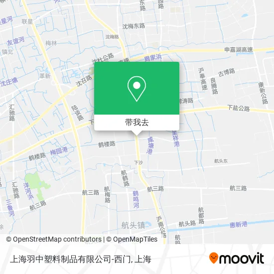上海羽中塑料制品有限公司-西门地图
