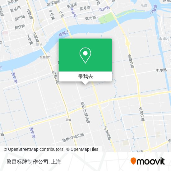 盈昌标牌制作公司地图