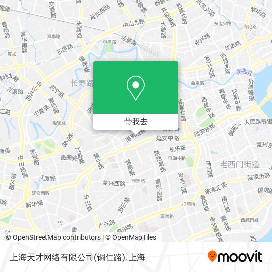 上海天才网络有限公司(铜仁路)地图