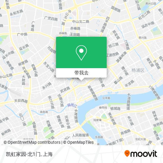 凯虹家园-北1门地图