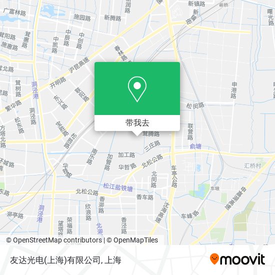 友达光电(上海)有限公司地图