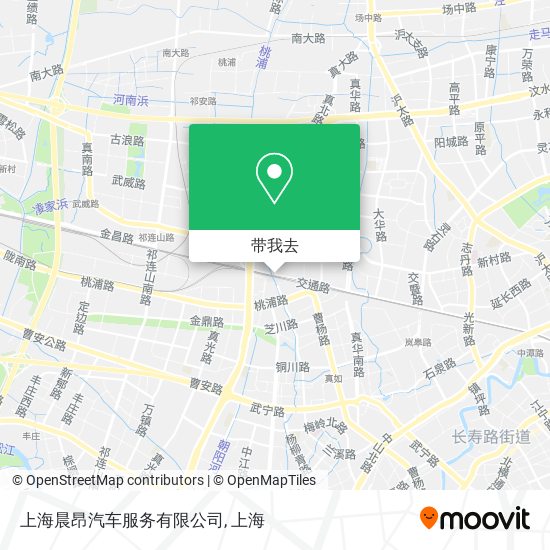 上海晨昂汽车服务有限公司地图