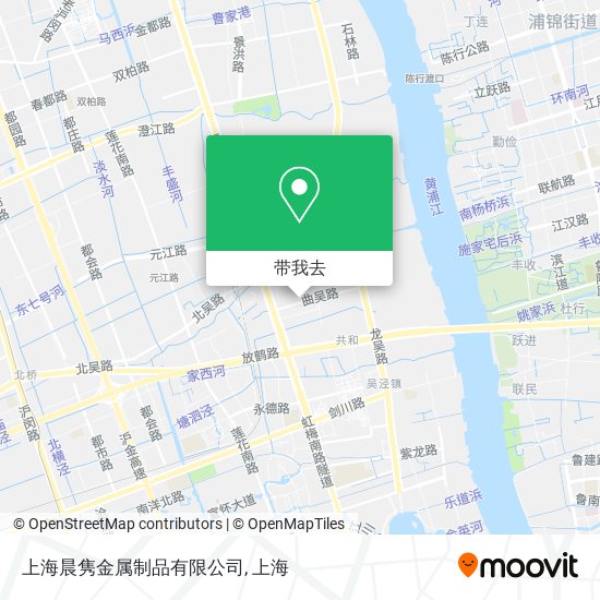 上海晨隽金属制品有限公司地图