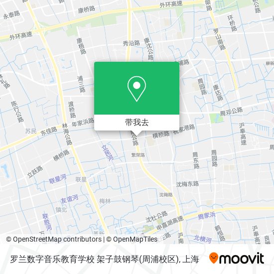 罗兰数字音乐教育学校  架子鼓钢琴(周浦校区)地图