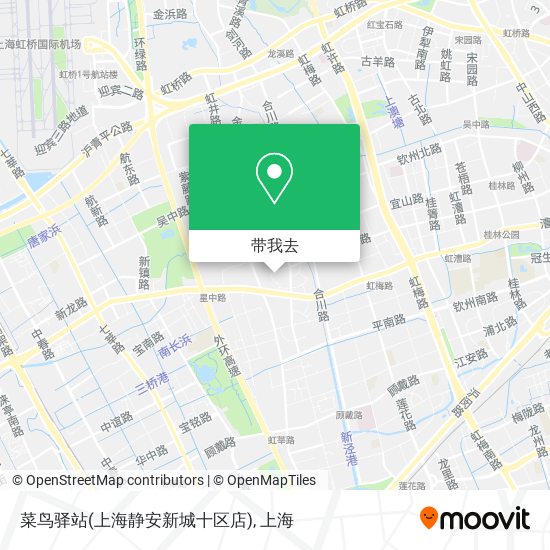 菜鸟驿站(上海静安新城十区店)地图