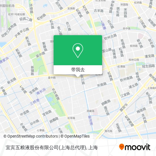 宜宾五粮液股份有限公司(上海总代理)地图