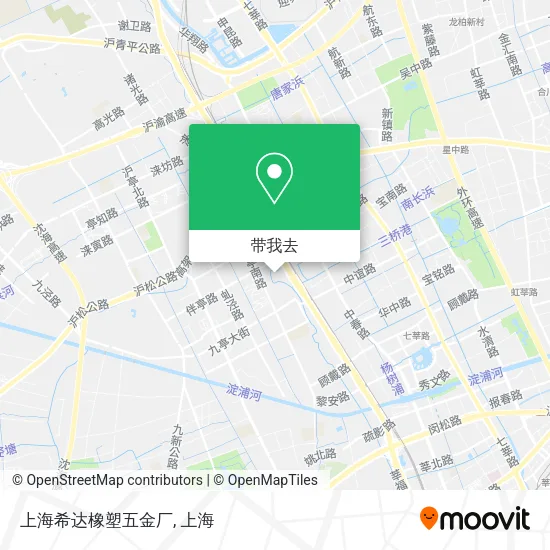 上海希达橡塑五金厂地图