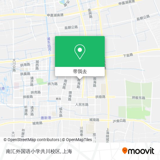 南汇外国语小学共川校区地图