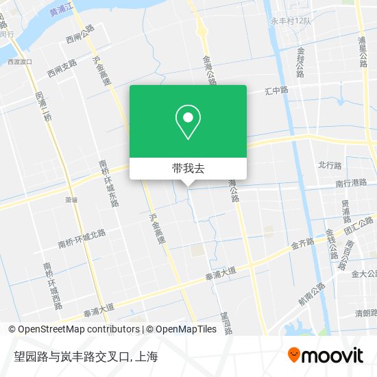 望园路与岚丰路交叉口地图