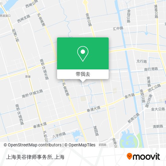 上海美谷律师事务所地图