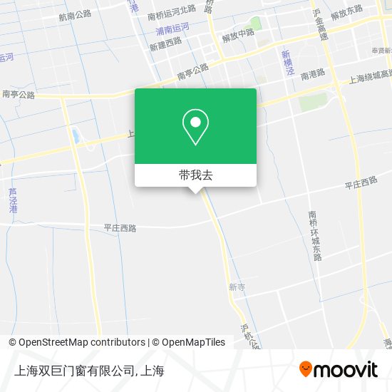 上海双巨门窗有限公司地图