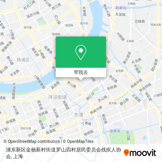 浦东新区金杨新村街道罗山四村居民委员会残疾人协会地图