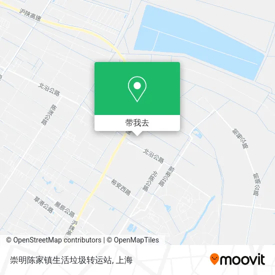 崇明陈家镇生活垃圾转运站地图