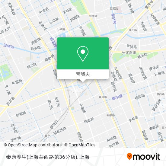 秦康养生(上海莘西路第36分店)地图