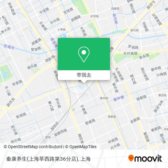 秦康养生(上海莘西路第36分店)地图