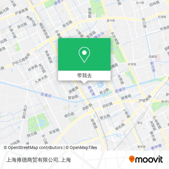 上海雍德商贸有限公司地图