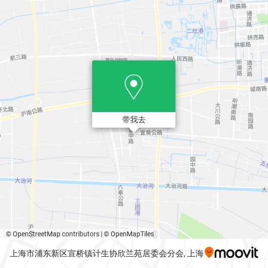 上海市浦东新区宣桥镇计生协欣兰苑居委会分会地图