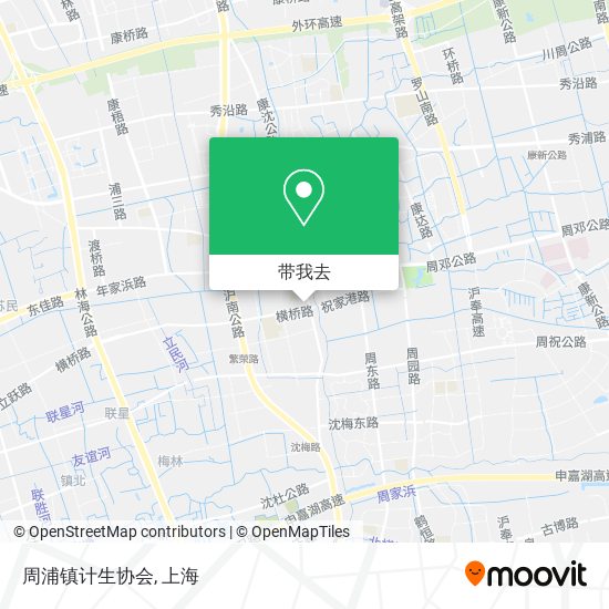 周浦镇计生协会地图