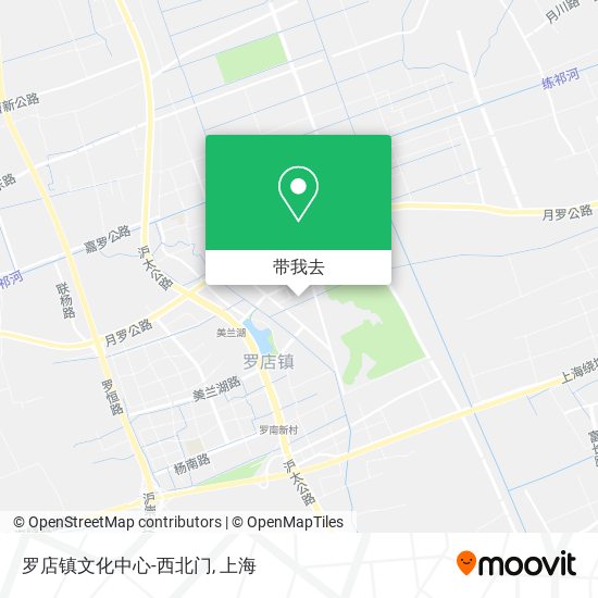 罗店镇文化中心-西北门地图